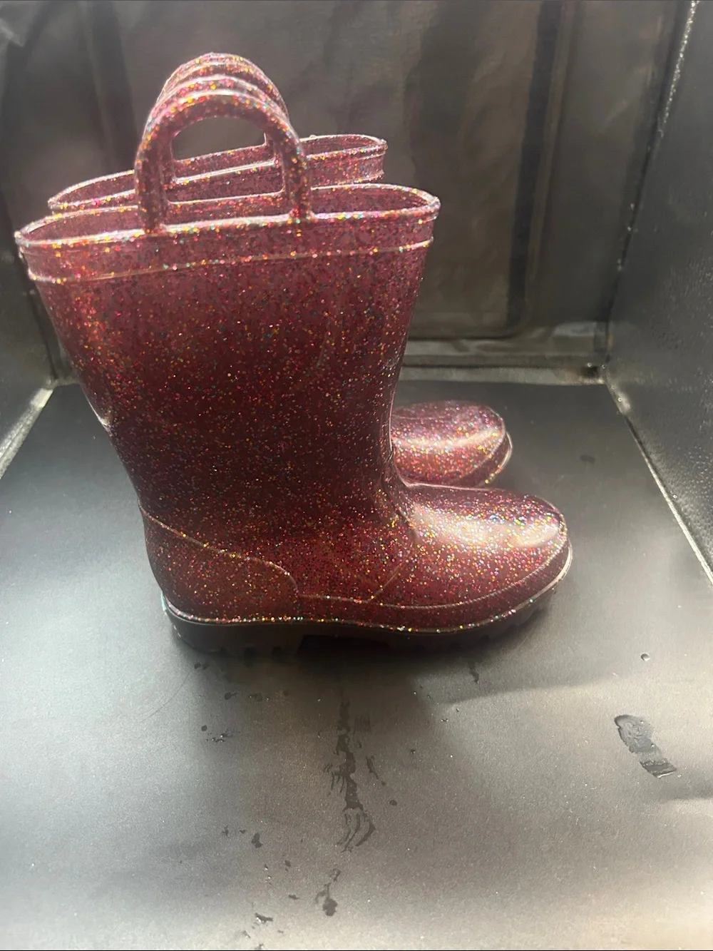 Zoogs glittery burgundy